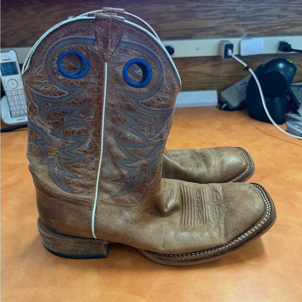 Justin Boots Brown Leather Men's Boots